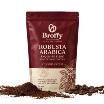 Broffy Robusta Arabica blend coffee powder pack