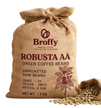 Broffy Robusta AA grade green coffee beans 5kg