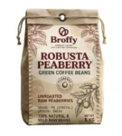 Broffy Robusta peaberry green coffee beans 5kg